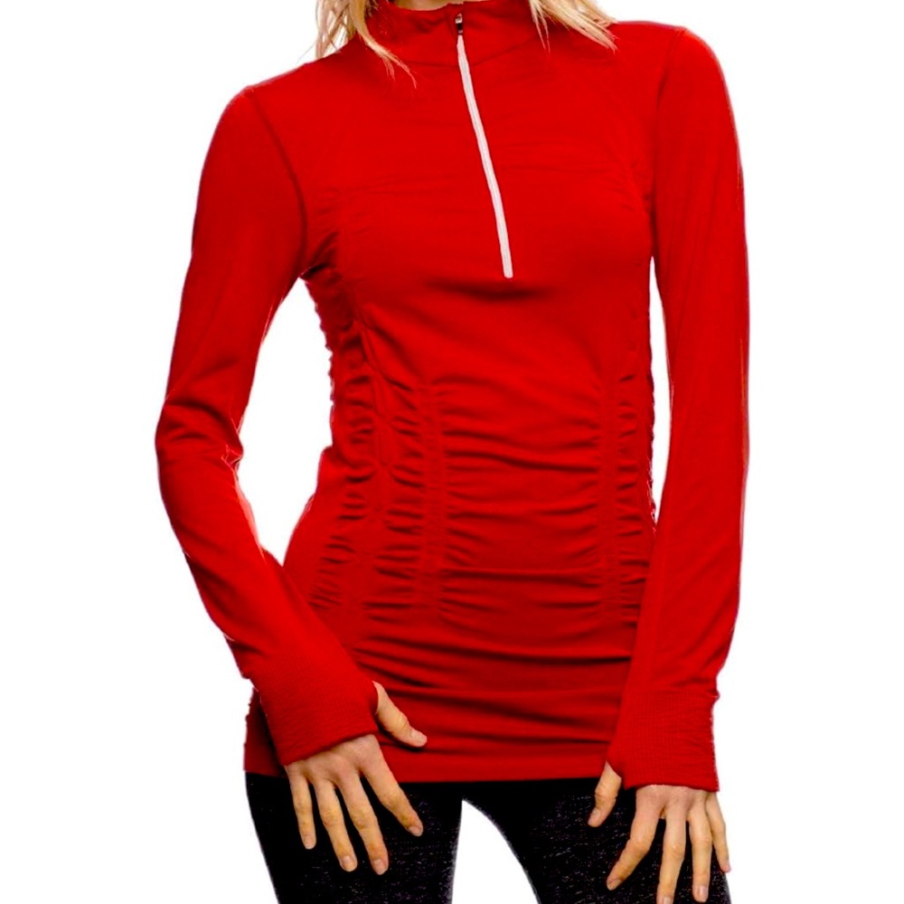 Goode Rider Women's Goode Sun Fitness Riding Shirt Paprika